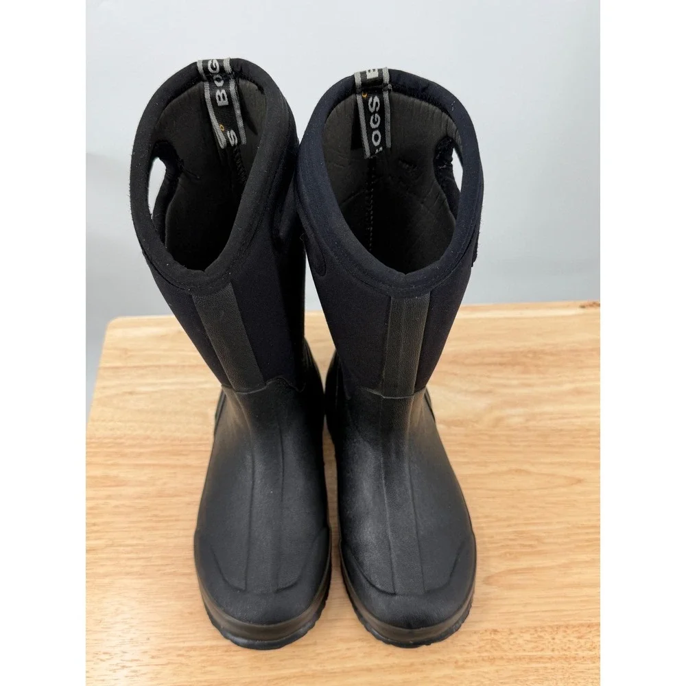 Bogs Classic High HA Waterproof Insulated Rain Snow Boots Black Youth 3